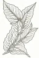 laurel leaf tattoo design idea