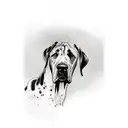 Great Dane  tattoo design idea