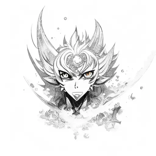 black clover tattoo design idea