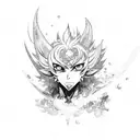 black clover tattoo design idea