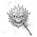 black clover tattoo design idea