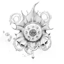 black clover tattoo design idea