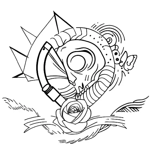 tattoo gun self harm tattoo design idea