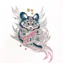 Aurora dawn tattoo design idea