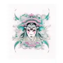 Aurora dawn tattoo design idea