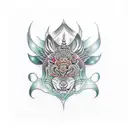 Aurora dawn tattoo design idea