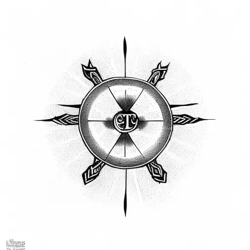 Three Crosses with words saying I can do all things through Christ which strengtheneth me. tattoo design idea