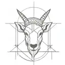Use the Bible as a reference to create a small lamb with a crown of thorns on its head and a skull under its feet. tattoo design idea