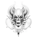 ghost with titties  tattoo design idea