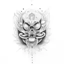 lost soul tattoo design idea