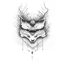 lost soul tattoo design idea
