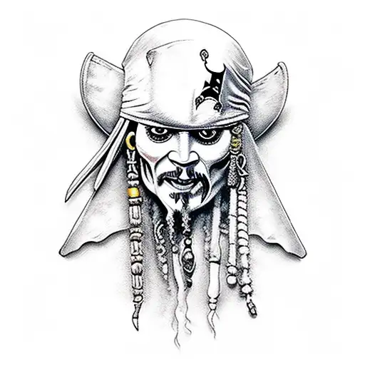 pirates of the caribbean tattoo tattoo design idea