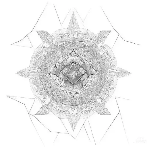 astral tattoo design idea