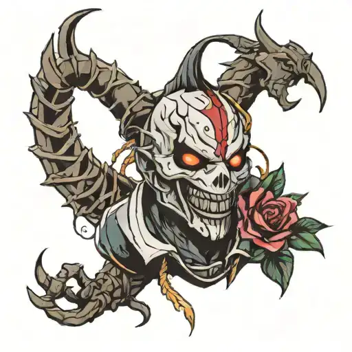 Dead by daylight killer tattoo design idea