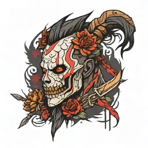Dead by daylight video game tattoo design idea