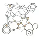 seratonin molecule tattoo design idea