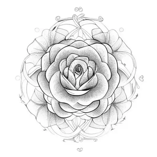 elegant hyacinth tattoo design idea