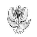 elegant hyacinth tattoo design idea
