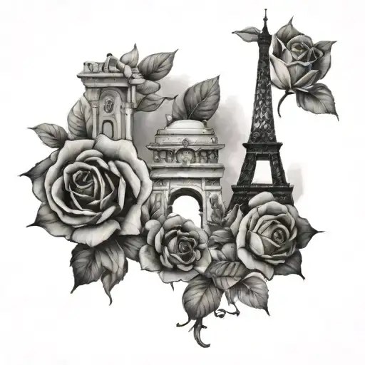 France inspired tattoo for the forearm tattoo design idea