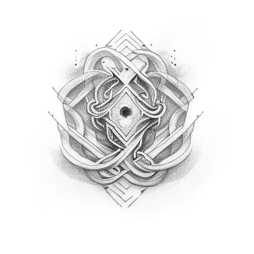 Evelyn as text, infinity  tattoo design idea