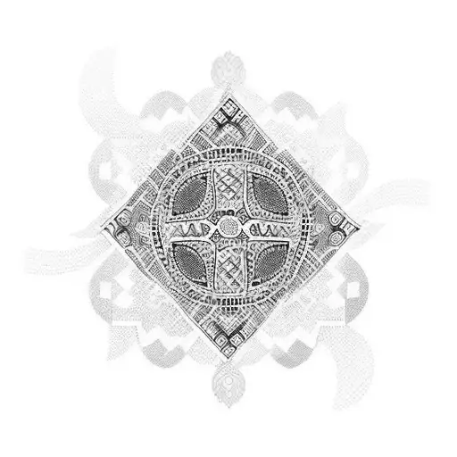 A fusion of tribal patterns and Herțe Paul's interests in a traditional style tattoo tattoo design idea
