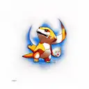 charmander  tattoo design idea