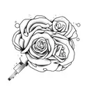 Keyboad WASD tattoo design idea