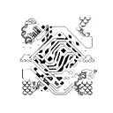 Keyboad WASD tattoo design idea