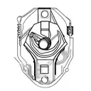 Keyboad WASD tattoo design idea