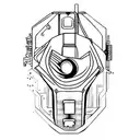 Keyboad WASD tattoo design idea