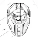 Keyboad WASD tattoo design idea