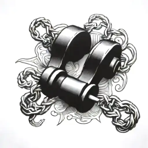 shackles  tattoo design idea