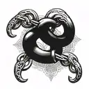 shackles  tattoo design idea