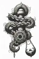 breaking shackles  tattoo design idea