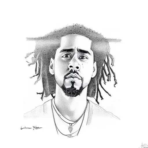 j cole love yourz tattoo design idea