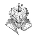 Crying Heart tattoo design idea