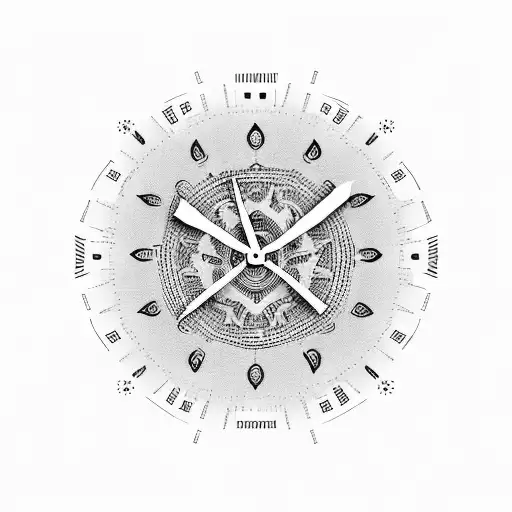 Digital Clock with the time 14:14 tattoo design idea