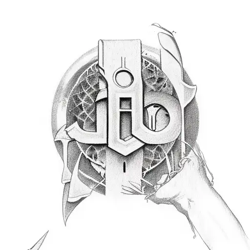 sleeve with the number 9,2007,Jesus and biblical stuff  tattoo design idea