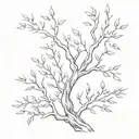 Taylor Swift willow tree branch tattoo design idea