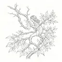 Taylor Swift willow tree branch tattoo design idea