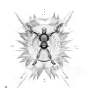 icarus flies to the sun tattoo design idea