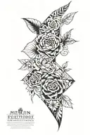 American traditional patchwork sleeve tattoo tattoo design idea
