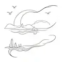 still waters run deep tattoo design idea