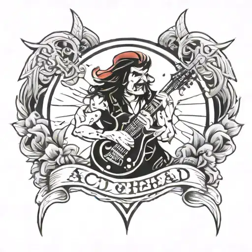 Acdc motorhead  tattoo design idea
