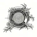 Enso Zen Circle tattoo design idea