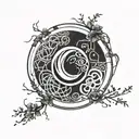Enso Zen Circle tattoo design idea
