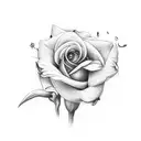 rose and daffodil wrist wrap around tattoo  tattoo design idea