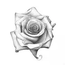 rose and daffodil wrist wrap around tattoo  tattoo design idea
