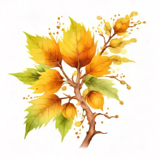 acorn branch Fenerbahce poison tattoo design idea
