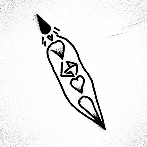 self sabotage tattoo design idea